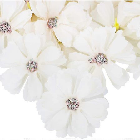 50 kpl keinotekoisia päivänkakkarakukkapäitä