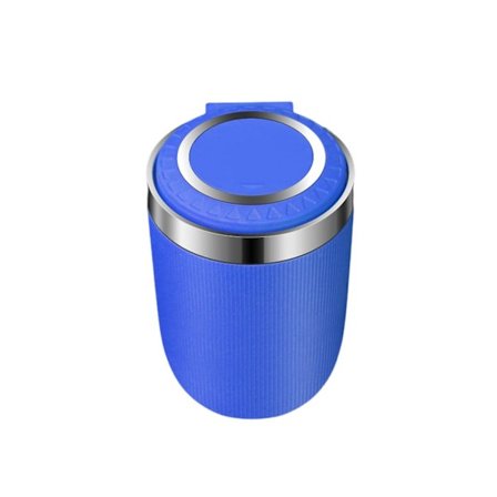 Bilaskebæger med LED-lys Multifunktionelt Universal Bil Affaldsopbevaringskop Beholder Askebæger Autom