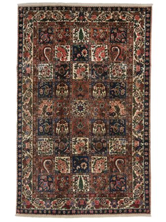 Bakhtiari Rug Oriental Brown/Black (Wool, )