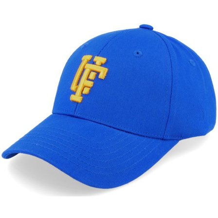 Upfront - Blå adjustable Keps - Spinback Low Crown Baseball Blue/Yellow Adjustable @ Hatstore