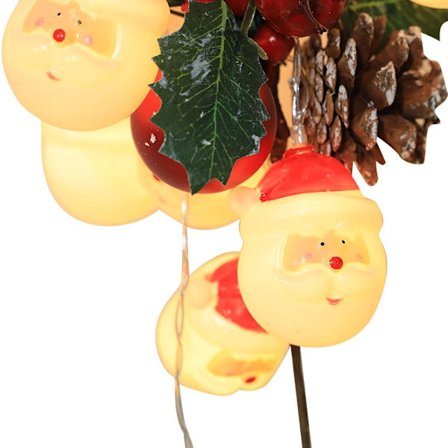 Jultomte LED-ljusslinga, 3 meter 20 LED-lampor, för inomhus