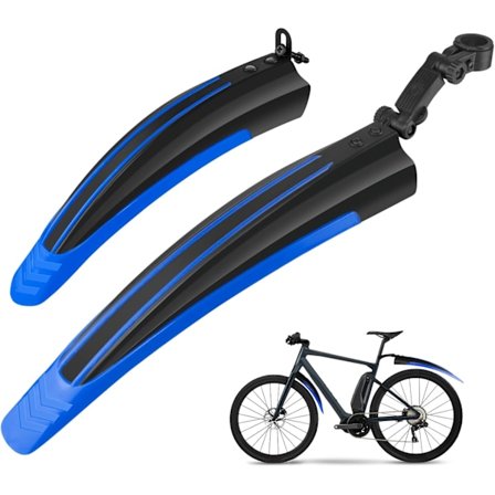 Pyörän Lokasuojat, Kannettava Säädettävä Maastopyörä Tiepyörä Polkupyörä Renkaat Etu- ja Takalokasuojat (Tummansininen)