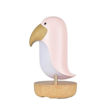 Birds Bluetooth-högtalare Ambient Light Steglös dimmer Led andningsljus USB Uppladdningsbar Touch Bordslampa