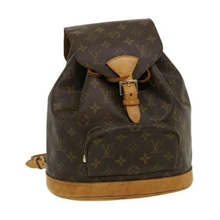 Louis Vuitton Vintage, Pre-owned Montsouris MM Bruin, unisex, Maat:ONE Size