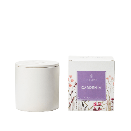 In Flore Anna Doftljus Ljus & ljusstakar Vit