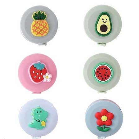 Kroppsmålebånd, 6 stk tommers målebånd, innfellbart målebånd