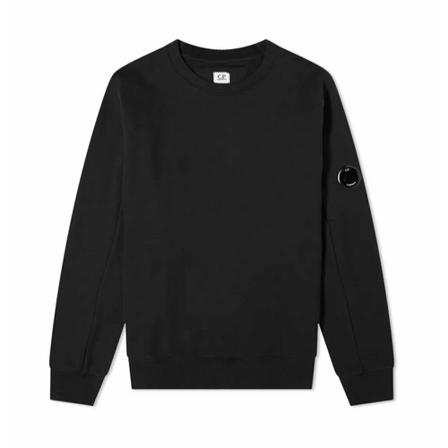 C.p. Company Diagonal Raised Fleece Sweatshirt Sort, Herre Sweatshirts