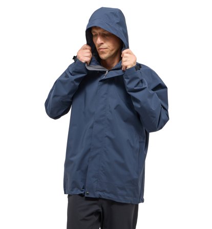 Haglöfs Breeze Proof Jacket Men Tarn Blue - XXL