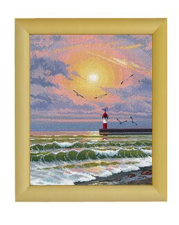 Broderikit Billede Fyret - Oven