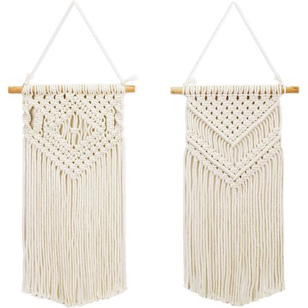 Väggbonad Bohemisk Vävd Gobeläng, 42cm (L) x 25cm (B), Set av