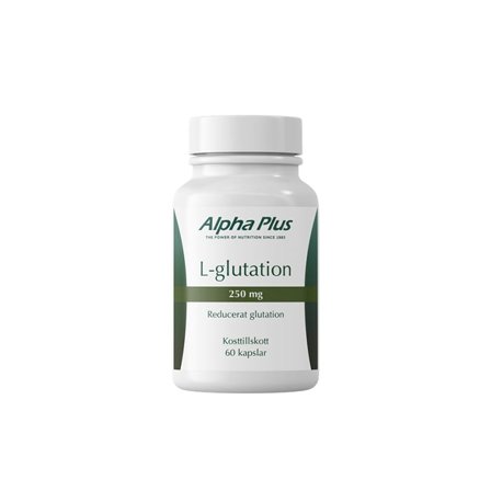 Alpha Plus L-glutation 250 mg 60 kapslar