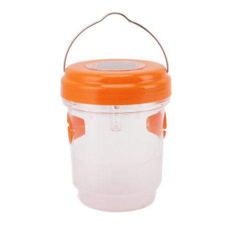 Hvepsefanger LED-solcelledrevet vandtæt hvepsefælde til hvepse frugtfluer Have Terrasse Landbrug Orange