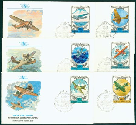 Sovjetunionen 1978 - MICHEL 4751-4756 - FDC