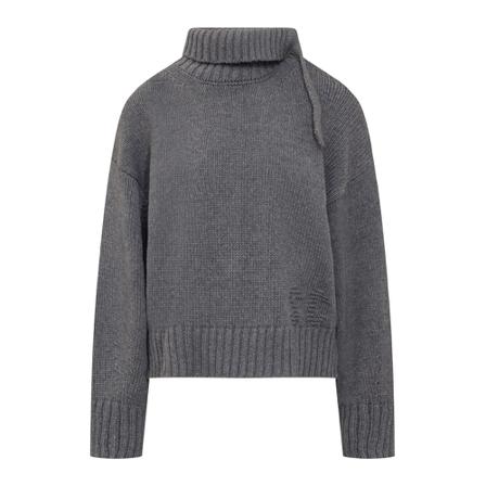 Semicouture, Turtlenecks Grijs, Dames, Maat:M