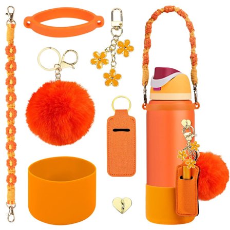 7-delt kopdekorationssæt til Owala 24oz/32oz kopper