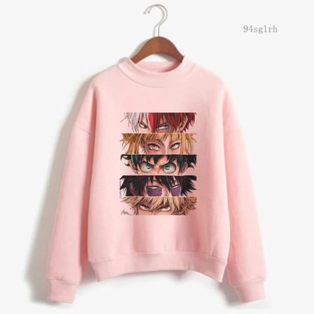 My Hero Academia Anime Hoodies Herr Boku No Hero Academia Casual Sweatshirt Harajuku Lös Hip Hop Streetwear Unisex Toppar Man 16524 S