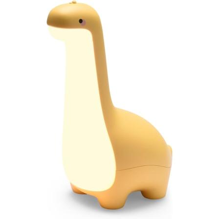 Ladattava dinosauruslamppu söpöllä muodolla, kannettava yöpöytälamppu lastenhuoneeseen, makuuhuoneeseen, olohuoneeseen, syntymäpäivälahjoihin (