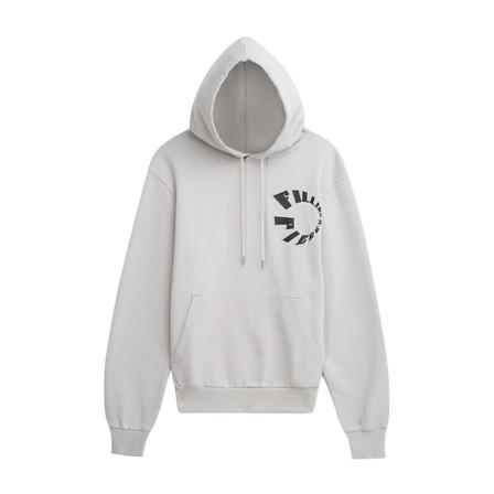 Filling Pieces Bluza Graphic 98123861932 Grå, Herre Hættetrøjer