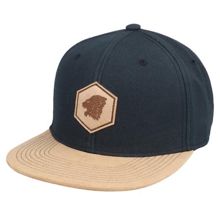 Astrology - Černá snapback Kšiltovka - Leo Zodiac Patch Black/Suede Snapback @ Hatstore