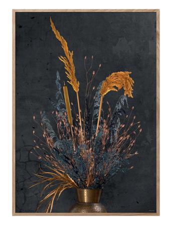 Vintage Flower Deco Cc7 Home Decoration Posters & Frames Posters Photographs Multi/mönstrad ChiCura