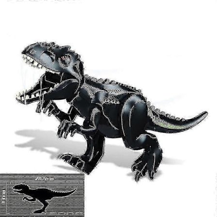 1 stk. Jurassic Stor Størrelse Dinosaur Byggeklodser T-rex Quetzalcoatlus Spinosaurus Actionfigurer Børnelegetøj - WELLNGS