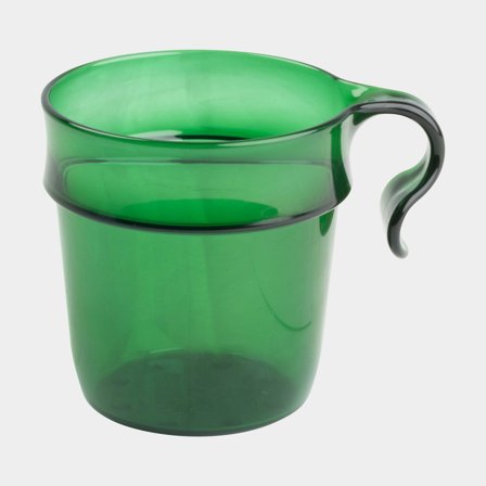 Kahvi-/teekuppi muovia Nordiska Plast, pullonvihreä, 30 cl / 300 ml