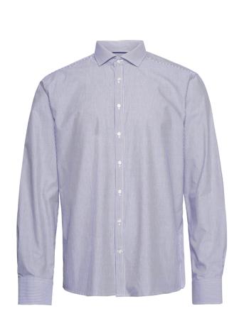 Bs Birch Slim Fit Shirt Blue Bruun & Stengade