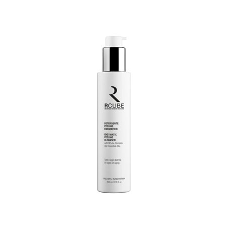 Rilastil RCUBE Detergente Peeling Enzimatico 200ml - Gel detergente viso