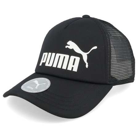 Puma - Černá trucker Kšiltovka - Essential No. 1 Logo Cap Black Trucker @ Hatstore
