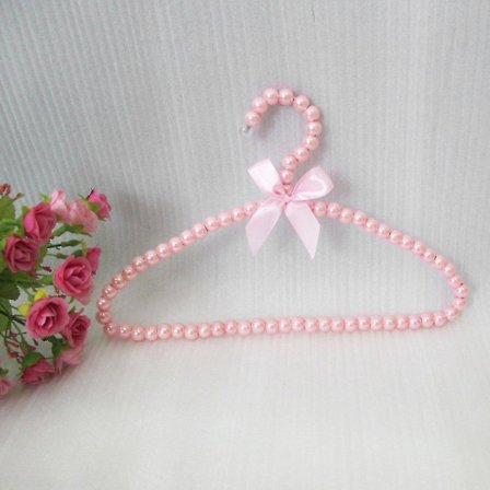 Perle Sløyfe Pynt Barn Klær Stativ Henger