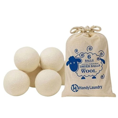 Ullballer til tørketrommel 6-pakning - naturlig og skånsomt alternativ