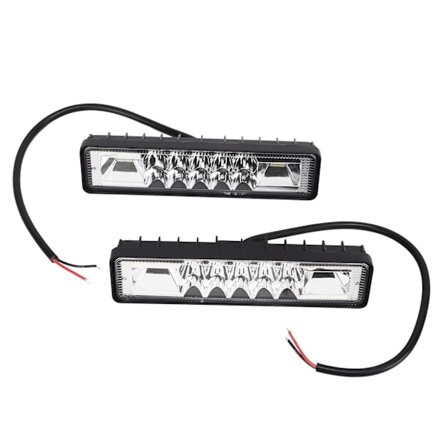 2 stk LED Arbejdslygter 12‐85V 48W IP67 Vandafvisende 6000K Farvetemperatur til Offroad Truck Traktor Båd