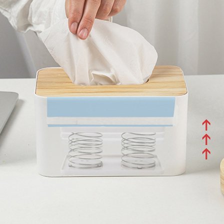 Creative Spring Tissue Box presenterar Spring Support Tissue Sprin