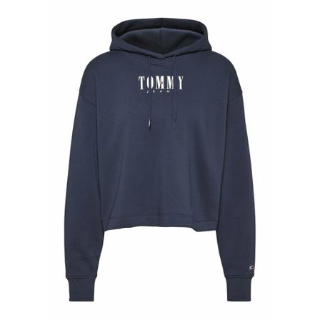 Tommy Jeans Hoodies blå, Dam, Dam, Storlek: M