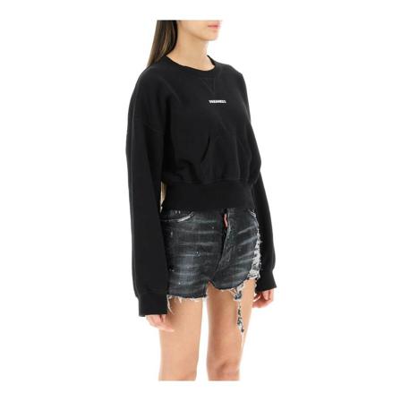 Dsquared2 Sweatshirts svart, Dam, Dam, Storlek: S
