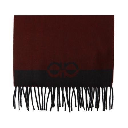 Salvatore Ferragamo Fringed scarf röd, Herr Halsdukar, Herr, Storlek: ONE SIZE