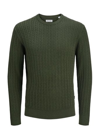 Jack & Jones | Jjeemil Knit Cable Crew Neck Noos | XXL