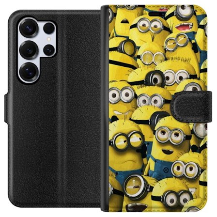 Kompatibelt Lommeboketui til Samsung Galaxy S25 Ultra Minions