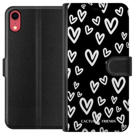 Yhteensopiva Lompakkokotelo Apple Apple iPhone XR Cactus and Friends - Handdrawn Love Chaos