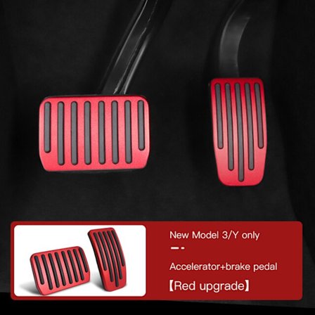 För Tesla Model 3 Model Y Fotpedal Bränslebromspedal Stödpedalbelägg