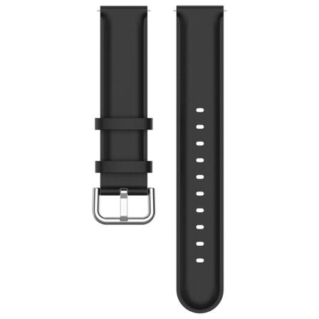 22 mm:n nahkaiset urheilurannekkeet, jotka ovat yhteensopivia CMF:n kanssa MITÄÄN Watch Pron kanssa Musta