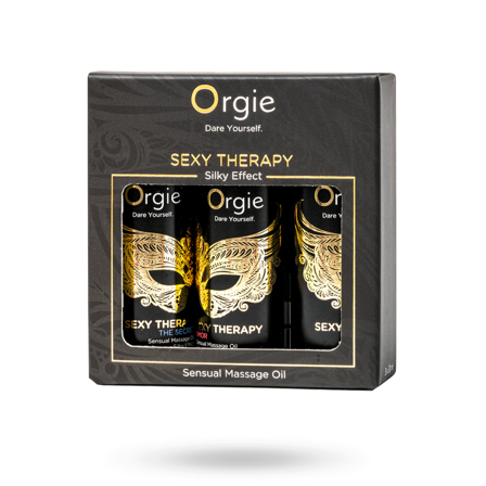 Sexy Therapy Mini Size Collection - Sensual Massage Oil - Vuxen.se - Oljebaserad massageolja