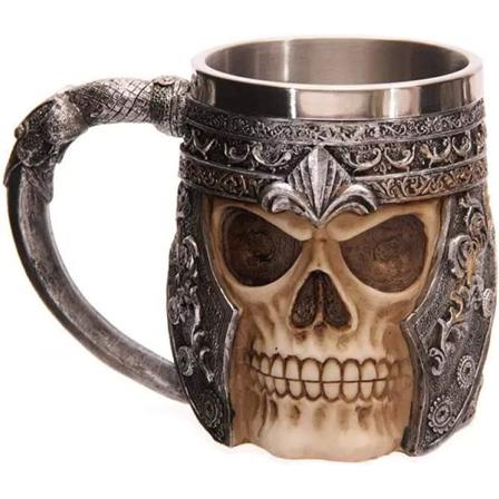 Halloween Rostfritt Stål Skull Wine Cup