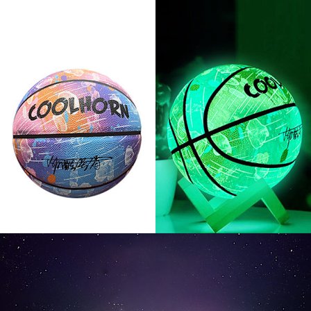 Lysende basketball til teenage drenge, selvlysende basketball-FS-