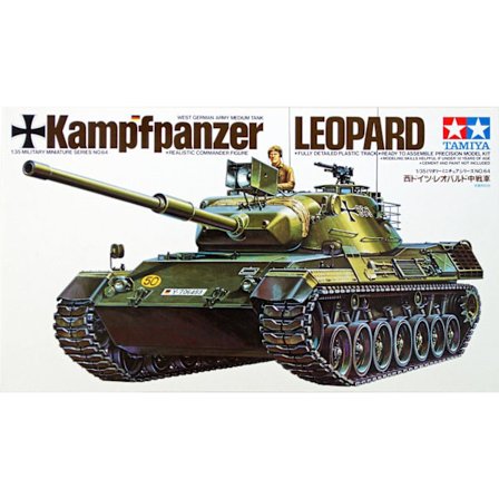 Tamiya Modelbygning Tysk Leopard, Skala 1:35