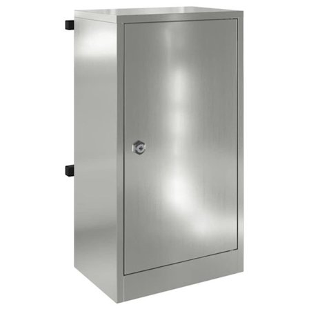 Modern brevlåda i stål - vidaXL - Svart - Galvaniserat stål - 30x20x55 cm - Vattentät - Cykellås