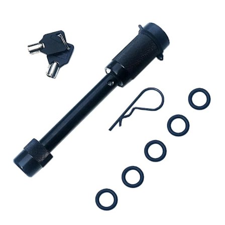 Trailer Hitch Lock 5/8" Diameter Black Heavy Duty Tow Locking Hitch Pin Lock For Rv Truck Trailer Tow Receiver Universal - Towing Bars