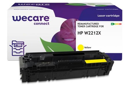 WECARE Toner HP W2212X 207X 2,45K gul - Lyreco - Toner och bläck - Tonerkassetter - Toner WeCare