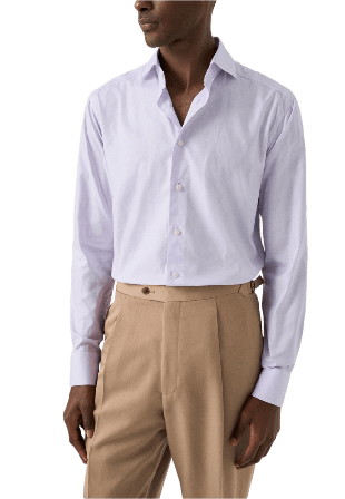 Eton Enfärgad Signature Oxford-skjorta Contemporary Fit Skjortor Herr Lila 41