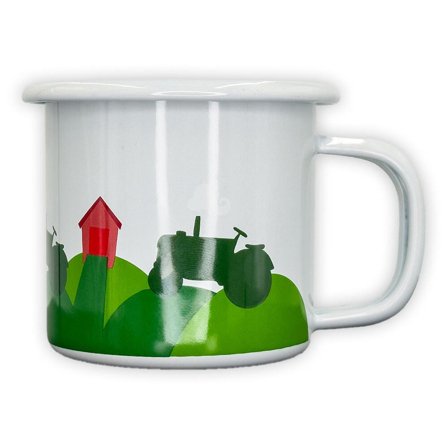 Blafre Emaljekopp Traktor-og-Låve 2,5dl